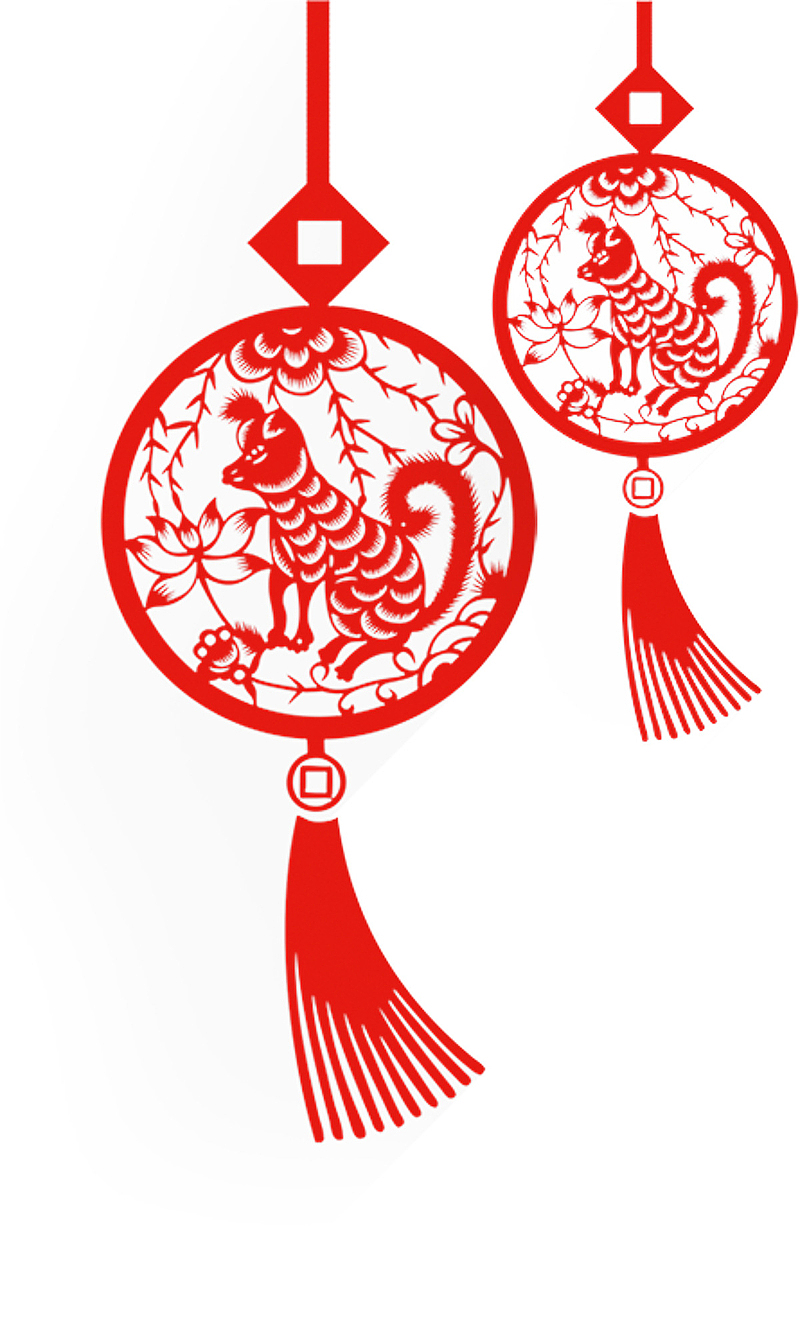 装饰用的中国风红灯笼