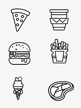 汉堡(680x567)png矢量手绘汉堡套餐(1402x1662)png牛肉汉堡(444x507)