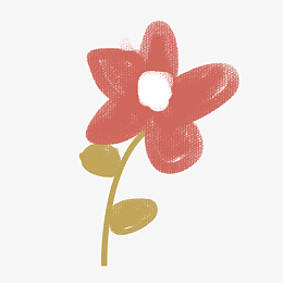 pngpsdpng绿色小红花花束手绘pngpsdpng绿色小清新春天郊游踏青.