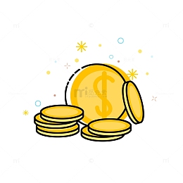 2020鼠年MBE风格小图标金币