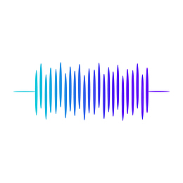 蓝色声音声波