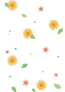 夏天清新背景向日葵夏天