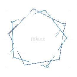 企业文化科技线条几何边框