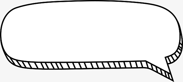 标题对话框黑色线条元素