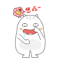 可爱小肥猫馋流口水表情包