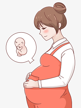 pngpng母婴服务简约扁平风pngpng手绘卡通孕妇妈妈是天使psdpngpng