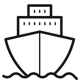交通工具海上轮船图标免抠图