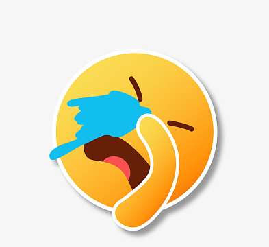 可爱的哭泣聊天表情面部表情