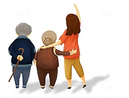 重阳节老人图片