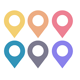 PPT展示位置图标指示图标png免抠图