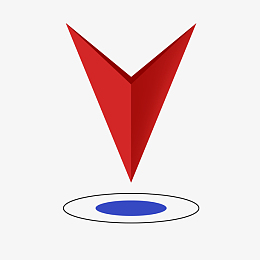 红色定位图标sd透明底