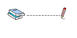 书本铅笔分割线装饰