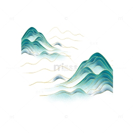 山水画风国潮