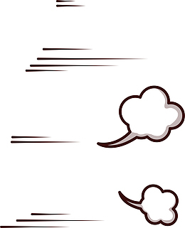 白色尾气装饰哨