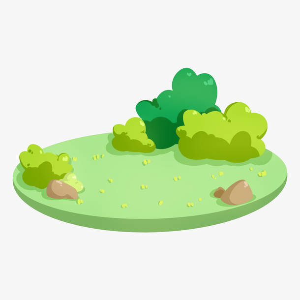 公园植物绿草坪地