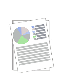 ppt数据整理文件png免抠图