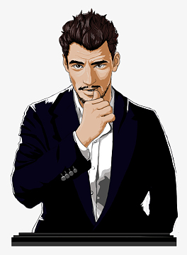 职场男西装男素材_职场男西装男图片元素-觅元素