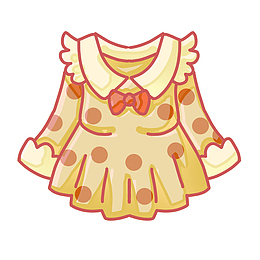 裙子儿童服装插画