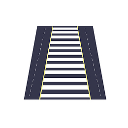 道路马路斑马线