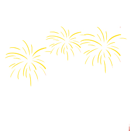 春节喜庆烟花免抠图