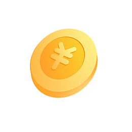 金色创意光泽金币元素