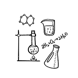 开学季化学课涂鸦
