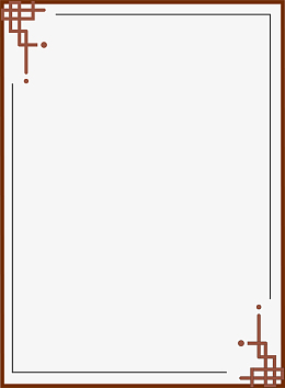 中国风中式简约方框元素