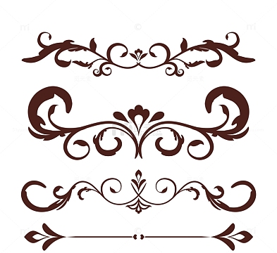 欧式花纹巴洛克装饰图案