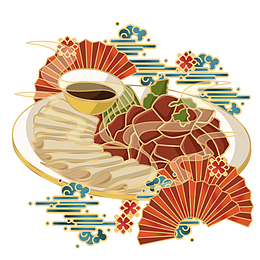 国潮美食北京烤鸭