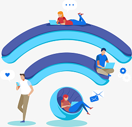 免扣wifi图标 插画