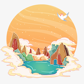 桂林山水背景图