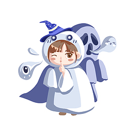 万圣节小鬼魂