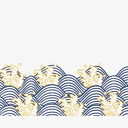 浪纹手绘元素_手绘/卡通图片免费下载_手绘/卡通素材_觅元素
