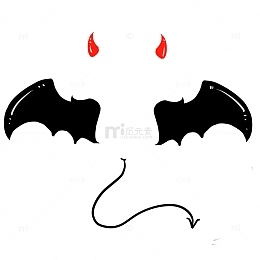 万圣节蝙蝠配饰