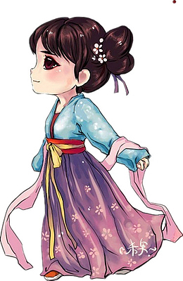 汉服美女国潮