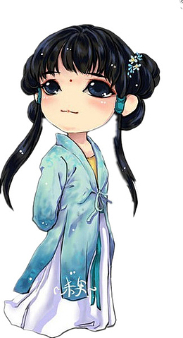 国潮汉服美女小姐