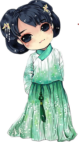 国潮汉服姐姐