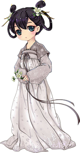 美女国潮汉服