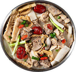 笋干鸡煲抠图