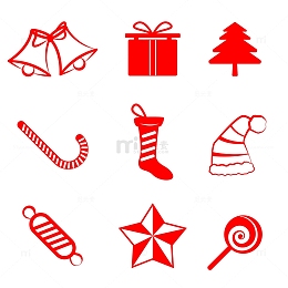 圣诞节剪纸装饰