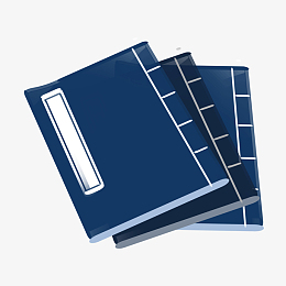 手绘古代线装书插画