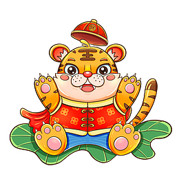 虎年大吉福虎2022年新年