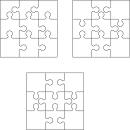 3*3拼图边框线-100厘米宽-AI