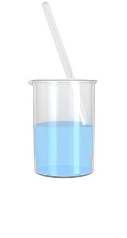 导管透明玻璃烧杯