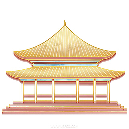 国潮中国风屋子