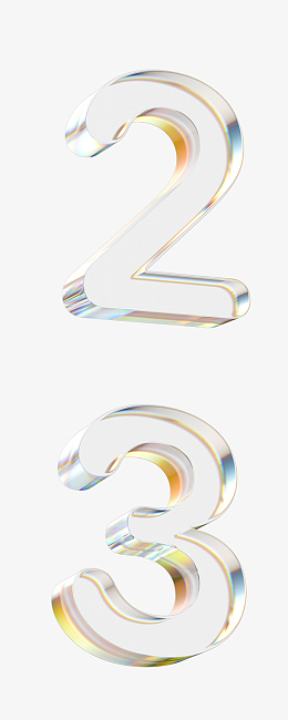 水晶字体元素设计元素 水晶字体元素免抠素材免费下载 觅元素51yuansu Com