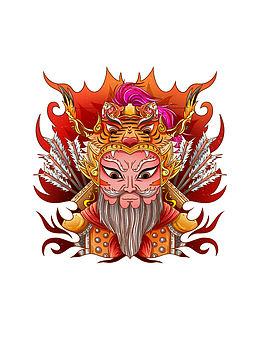 生肖虎 虎年元旦 虎贺新春 火焰虎