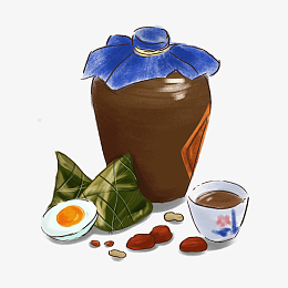 psdpng端午粽飘香黄酒白糖咸鸭蛋pngpng黄色手绘咸鸭蛋黄pngpng鸭蛋