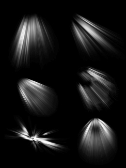 灯光笔刷素材光影效果强光光效