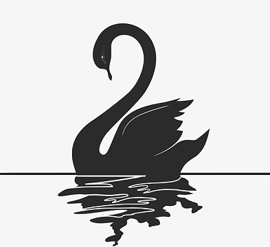 卡通黑天鹅事件低谷